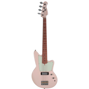 Ashdown Capri Shell Pink Bajo Eléctrico Escala corta soapbar