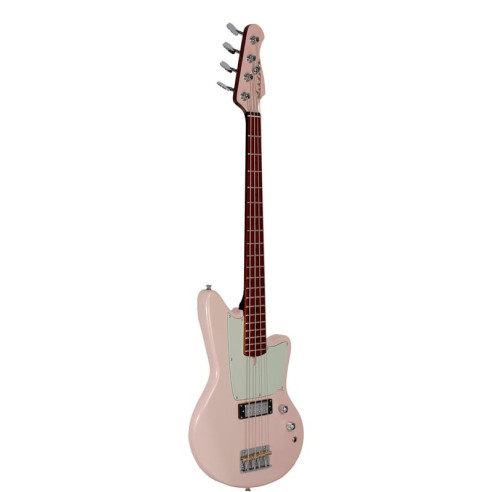 Ashdown Capri Shell Pink Bajo Eléctrico Escala corta soapbar