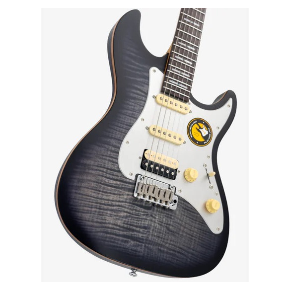 Sire Larry Carlton S7 FM New Gen Trans Black Guitarra eléctrica Sire Larry Carlton S7 FM New Gen Trans Black Guitarra eléctrica