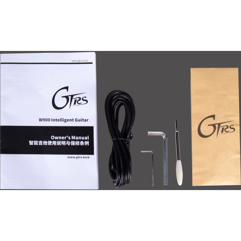 Mooer W900 Aurora Green Guitarra eléctrica con efectos integrados