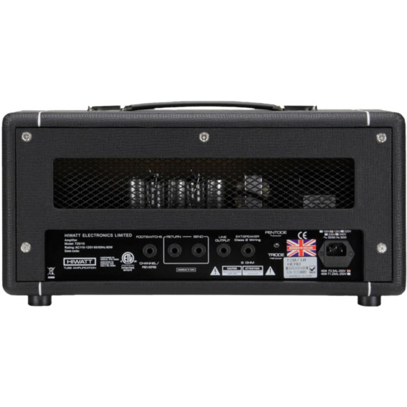 Hiwatt TB-2010H Amplificador guitarra cabezal Tube 10W / 20W Hiwatt TB-2010H Amplificador guitarra cabezal Tube 10W / 20W
