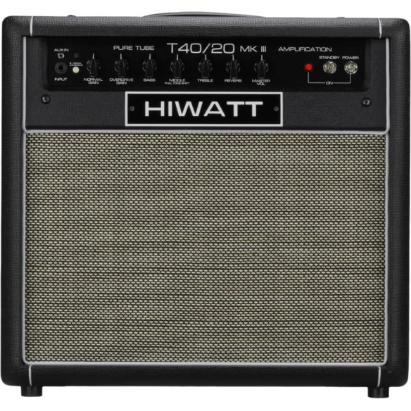 Hiwatt TB-4020C- 112 Amplificador guitarra combo Tube 1x12 - 20W / 40W Hiwatt TB-4020C- 112 Amplificador guitarra combo Tube 1x12 - 20W / 40W
