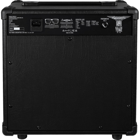 Ashdown KILLER TONE EFX KT-15FX Amplificador guitarra 1x10 15W Ashdown KILLER TONE EFX KT-15FX Amplificador guitarra 1x10 15W