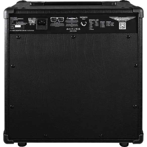 Ashdown KILLER TONE EFX KT-15FX Amplificador guitarra 1x10 30W Ashdown KILLER TONE EFX KT-15FX Amplificador guitarra 1x10 30W