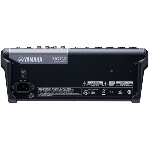 Yamaha MG12X CV Mesa Mezclas 12 canales con efectos