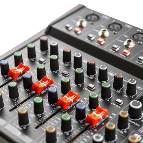 Vonyx VM-KG08 Mezclador Directo y Estudio 8 CANALES BT/DSP/USB