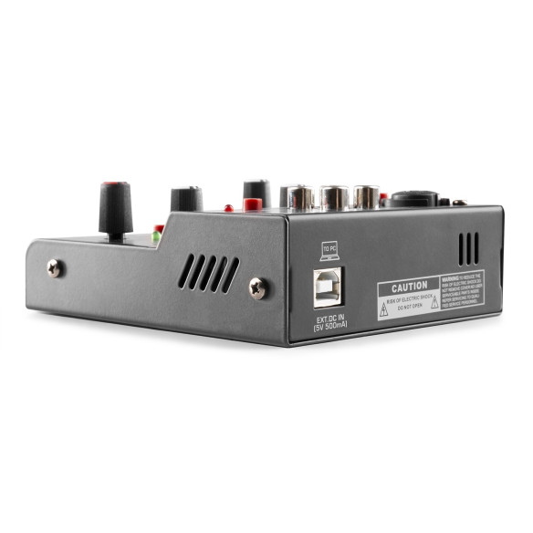 Vonyx VMM201 Mezclador 2 Canales con USB Audio Interface
