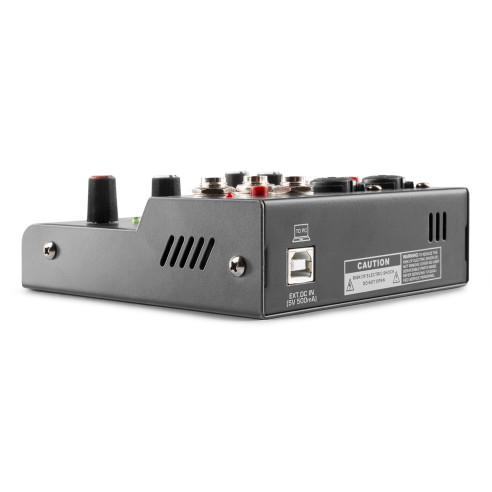 Vonyx VMM301 Mezclador 3 canales con USB Audio Interface Grabación