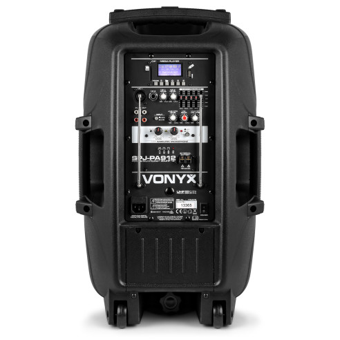 SPJ-PA912 Equipo Sonido Portátil con 2 micros