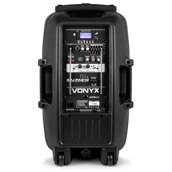 SPJ-PA912 Equipo Sonido Portátil con 2 micros