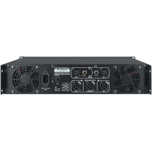 DAP AUDIO HP-500 Etapa Potencia ,Etapa de Potencia / Amplificador estereo  2x200Watts a 4 ohm,Clase A/B, Limitador.