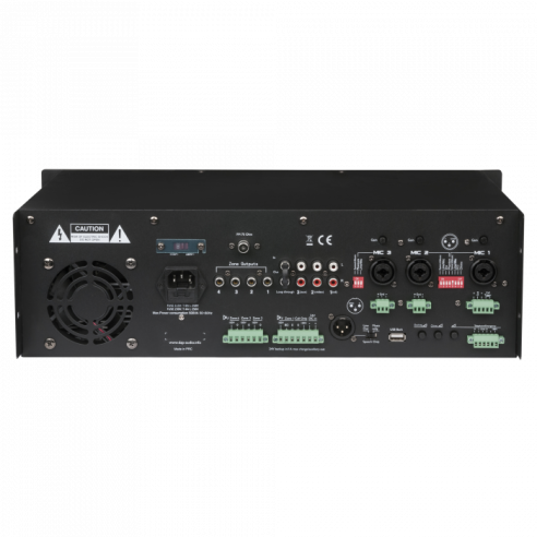 DAP AUDIO ZA-9120TU Etapa Potencia Mezclador linea 100v  125W.