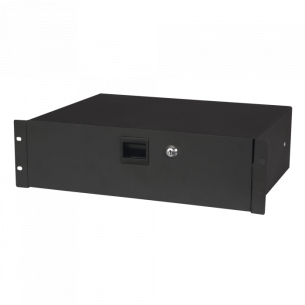 Dap Audio Cajón Rack 19" 3 Unidades cierre con llave
