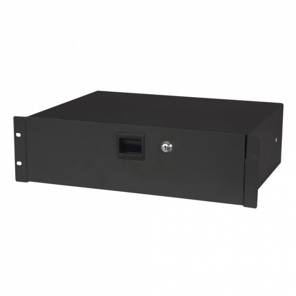 Dap Audio Cajón Rack 19" 3 Unidades cierre con llave