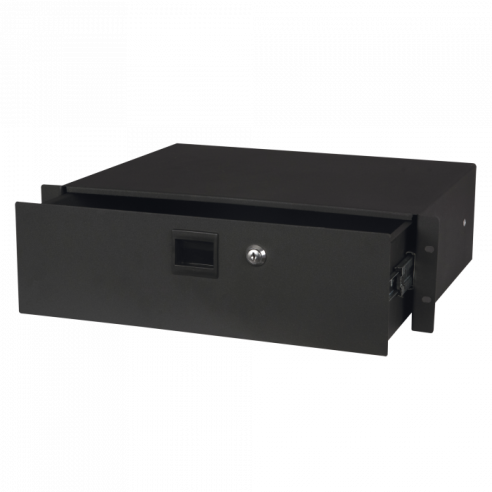 Dap Audio Cajón Rack 19" 3 Unidades cierre con llave