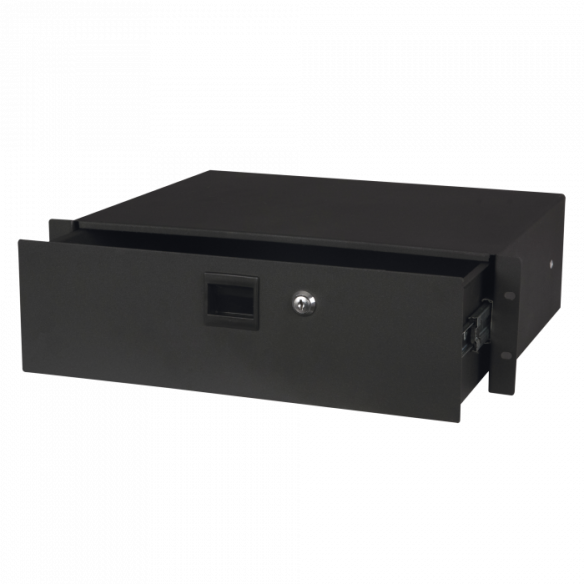 Dap Audio Cajón Rack 19" 3 Unidades cierre con llave