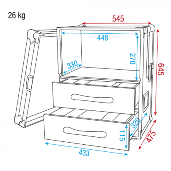 Compra D7520B Flight Case Micros Inalámbricos online | MusicSales