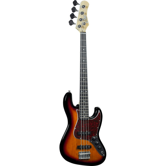 Eko JB100-3/4- SB Bajo eléctrico escala corta Sunburst