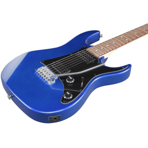 Guitarra electrica Ibanez GRX20, en color azul, super strato,