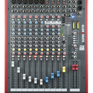 Allen-Heath ZED-12FX Mezclador 12 canales con USB y efectos