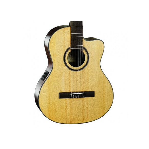 Cort AC160CF NAT W/BAG Guitarra clásica electrificada cutaway