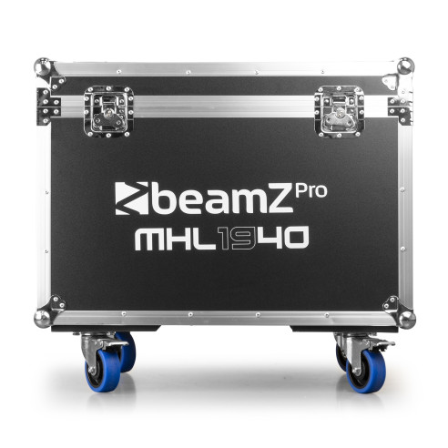 BeamZ MHL1940 LED BEE EYE Cabeza Móvil con Zoom 2 Unid. Flightcase
