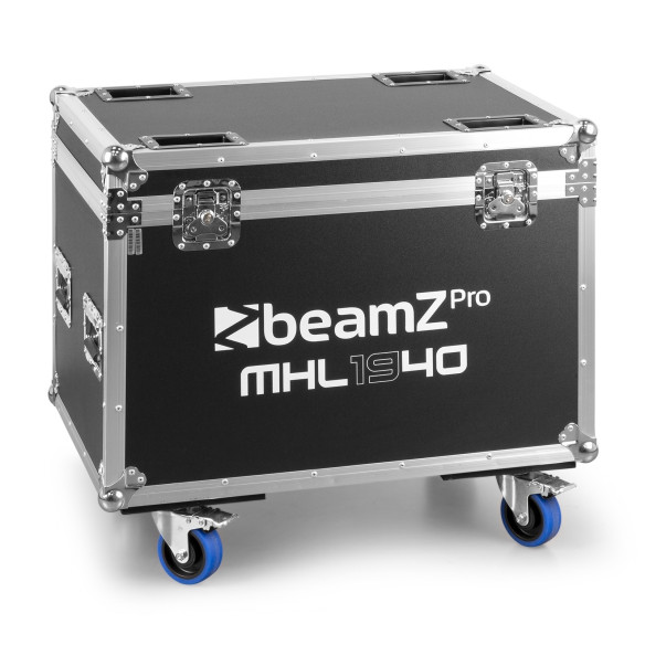 BeamZ MHL1940 LED BEE EYE Cabeza Móvil con Zoom 2 Unid. Flightcase