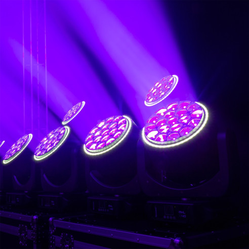 BeamZ MHL1940 LED BEE EYE Cabeza Móvil con Zoom motorizado