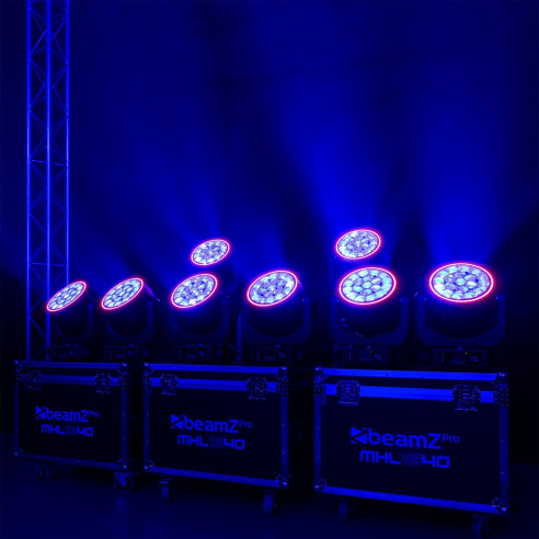 BeamZ MHL1940 LED BEE EYE Cabeza Móvil con Zoom motorizado