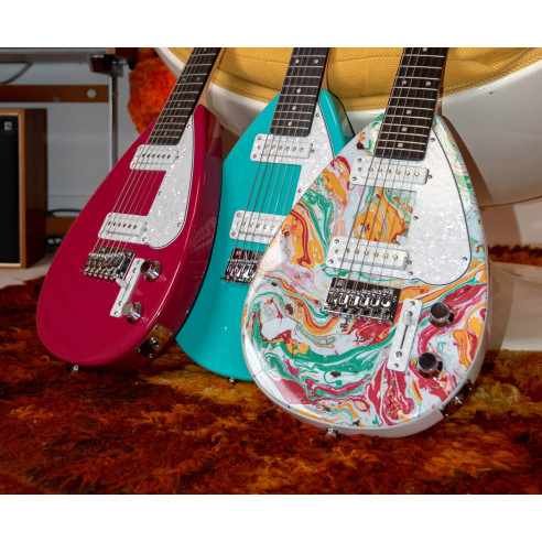 Vox MK3 MINI Guitarra Eléctrica Escala Corta LOUD RED