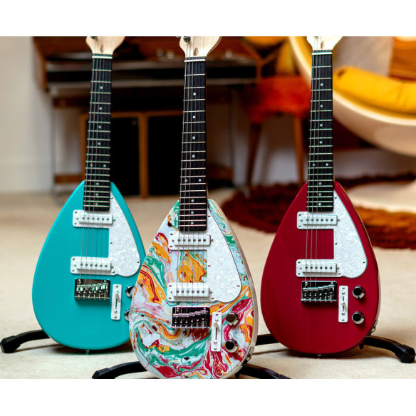 Vox MK3 MINI Guitarra Eléctrica Escala Corta LOUD RED