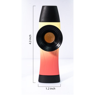 Kazoo Ripple Phono Kazoo plástico amarillo/rojo 2