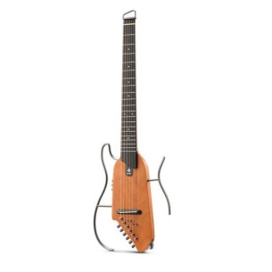 Donner HUSH-I MAHOGANY NATURAL Guitarra Silent caoba natural
