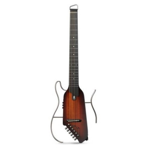 Donner HUSH-I MAHOGANY SUNBURST Guitarra Silent caoba sombreada