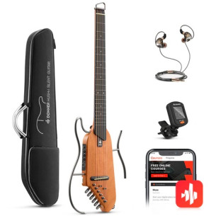 Donner HUSH-I MAPLE Guitarra Silent arce 2