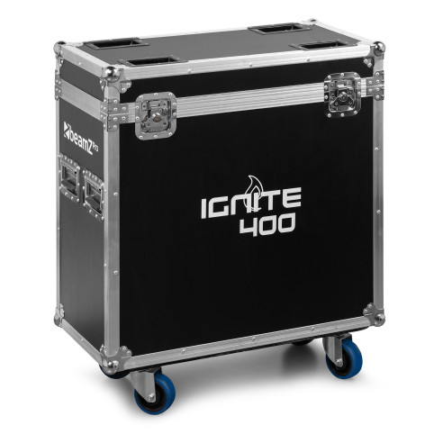 BeamZ IGNITE400 LED BSW IGNITE400 Pack de 2 cabezas móviles en flightcase