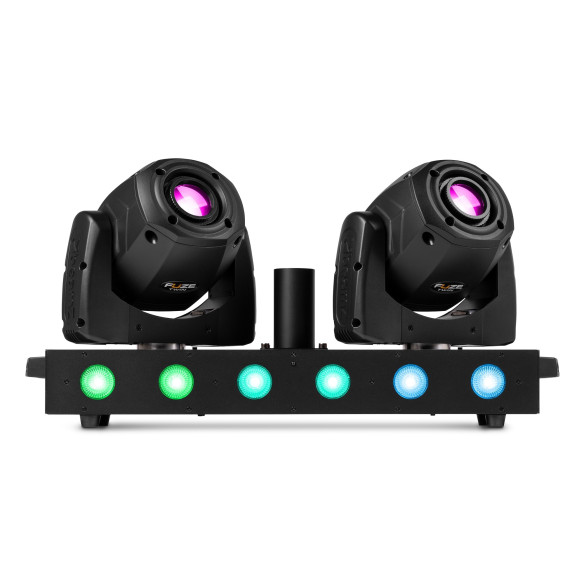FUZE TWIN 2 Cabezas Móviles mas Barra de Leds  Cabezas móviles: 75W