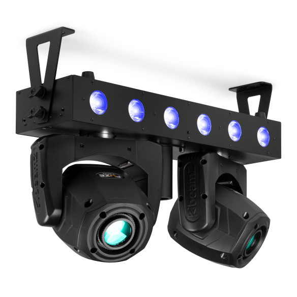 FUZE TWIN 2 Cabezas Móviles mas Barra de Leds  Cabezas móviles: 75W