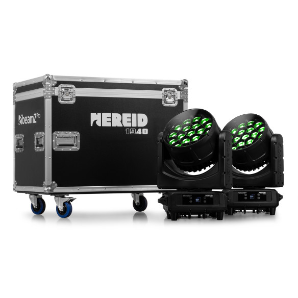BeamZ NEREID1940 LED BEE EYE 2 Piezas Cabeza Móvil con Flightcase