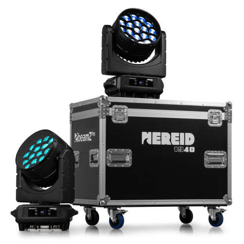 BeamZ NEREID1940 LED BEE EYE 2 Piezas Cabeza Móvil con Flightcase