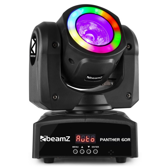 BeamZ PANTHER 60R LED BEAM Cabeza Móvil con anillo de LED