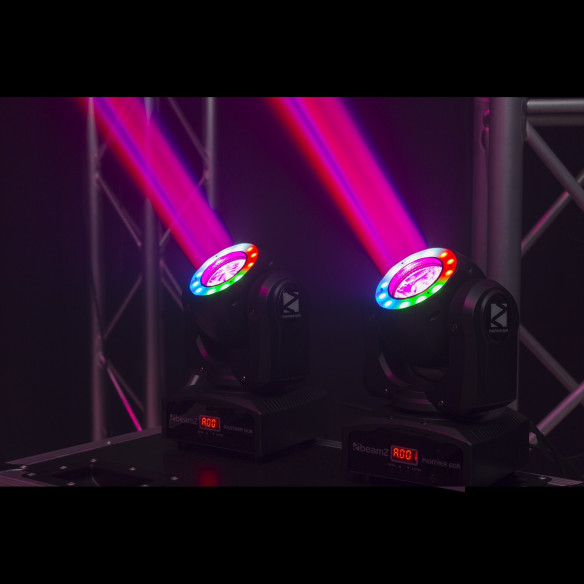 BeamZ PANTHER 60R LED BEAM Cabeza Móvil con anillo de LED