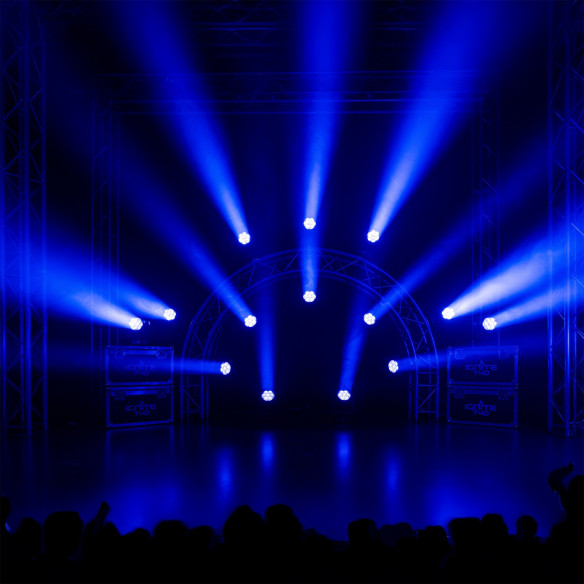 IGNITE740 LED Cabeza Móvil Wash con Zoom ,7x 40W 4-en-1 LED RGBW