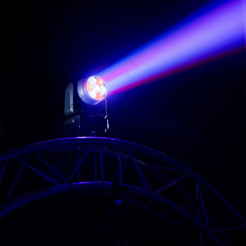 IGNITE740 LED Cabeza Móvil Wash con Zoom ,7x 40W 4-en-1 LED RGBW