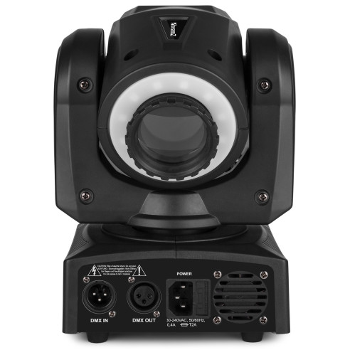 BeamZ Panther 35 Led Spot Cabeza Móvil con anillo ,35W LED blanco