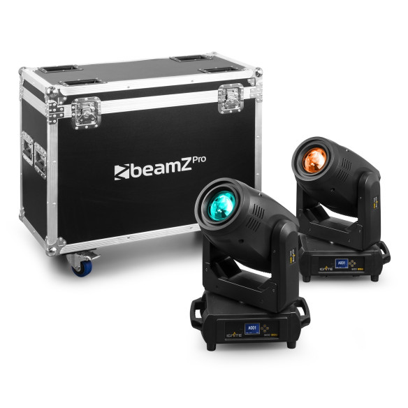 BeamZ IGNITE300 LED Cabeza Móvil Beam Spot Wash Set 2 Piezas