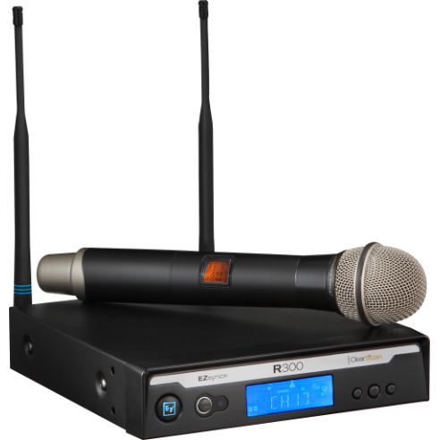 R300-HD/A Sistema Inalámbrico con micro de mano UHF