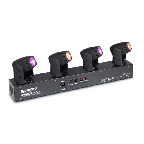Cameo HYDRABEAM 400 RGBW Set con 4 cabezas móviles ultrarrápidas