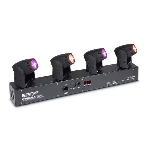 Cameo HYDRABEAM 400 RGBW Set con 4 cabezas móviles ultrarrápidas