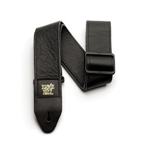 Ernie Ball EB4134 Correa Guitarra/Bajo Cuero italiano negro